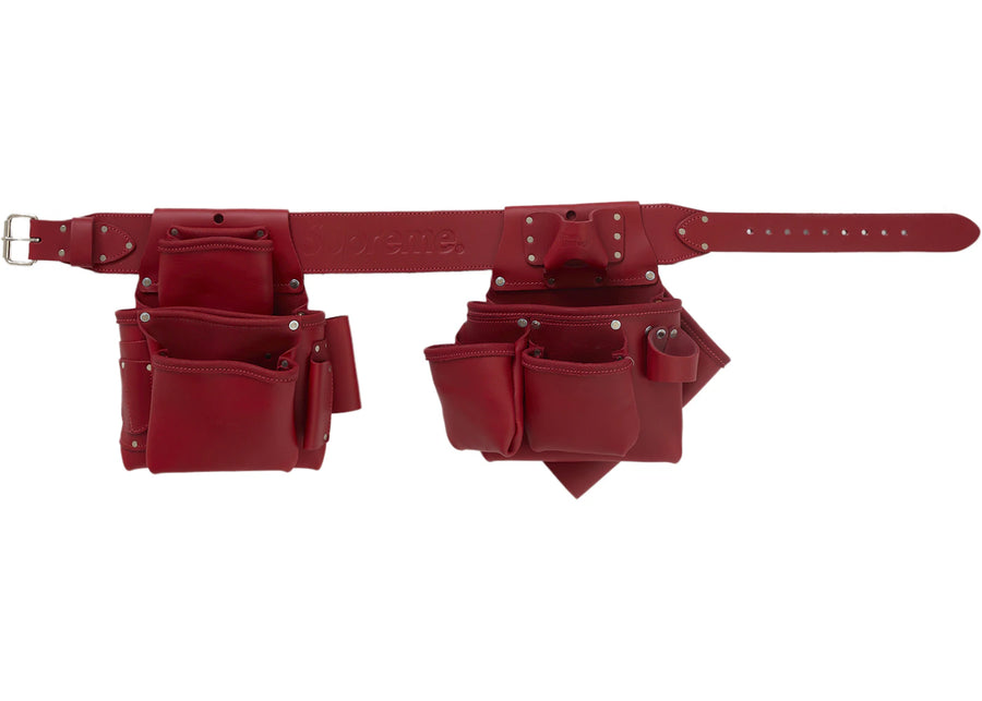 Supreme Occidental Leather Tool Belt Red